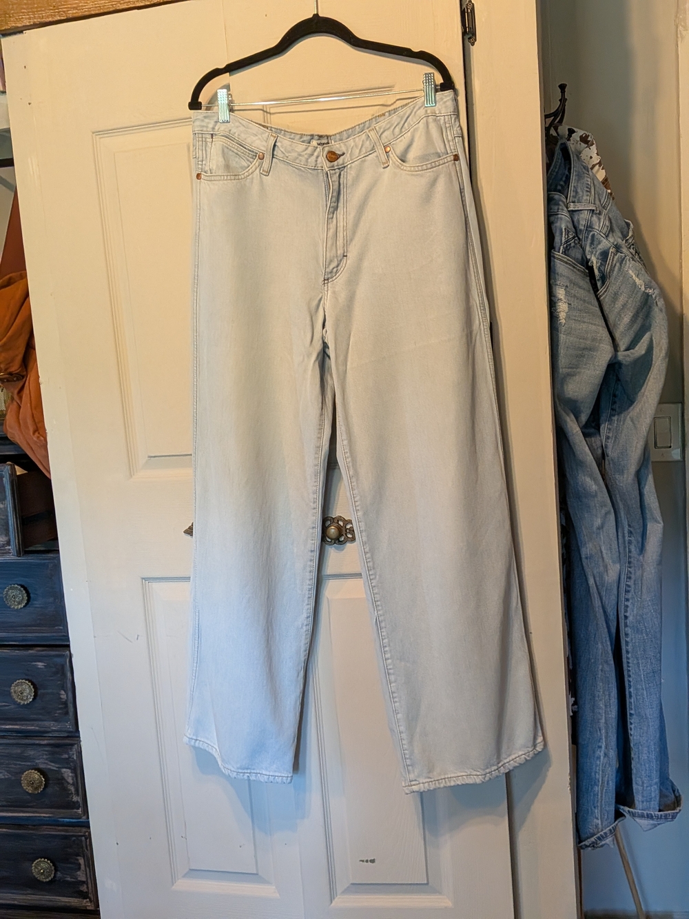 Wrangler Light Blue Wide Leg Women's Jeans 32x32